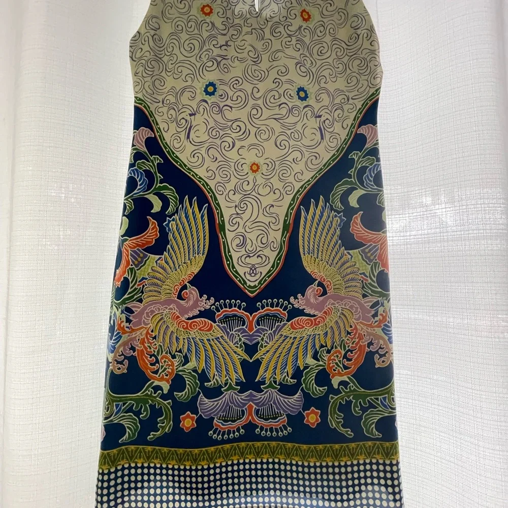 Anthropologie Silk Boho Dress - Picture 11 of 13